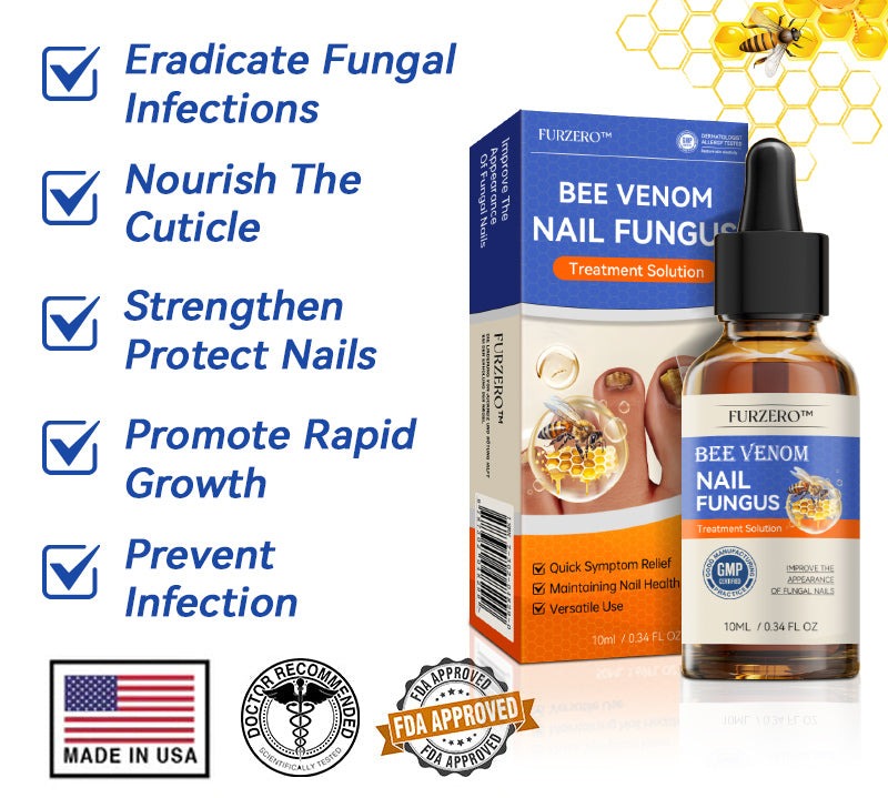 🐝🐝 Furzero™ Bee Venom Nail Fungus Treatment Solution: Completely Resolve Nail Fungus Problems 🌟👣